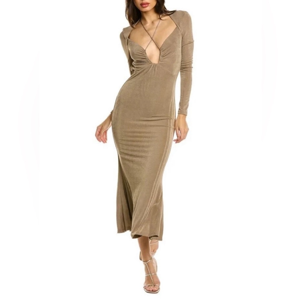 Jason Wu Brown Stretchy Dress NWT Size Small